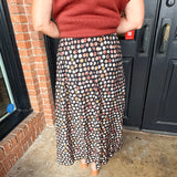 Delta Polka Dot Maxi Skirt