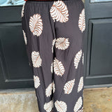 Callie Mix Leaf Print Pants
