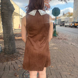 Margot Contrast Collar Mini Dress