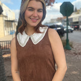 Margot Contrast Collar Mini Dress