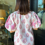Madison Puff Sleeve Flower Top