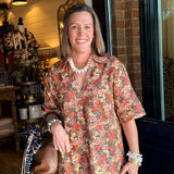 Brandy Floral Shirt Dress