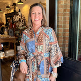 Lizzy Patchwork Mini Dress