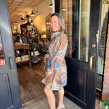 Lizzy Patchwork Mini Dress