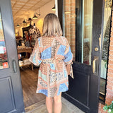 Lizzy Patchwork Mini Dress