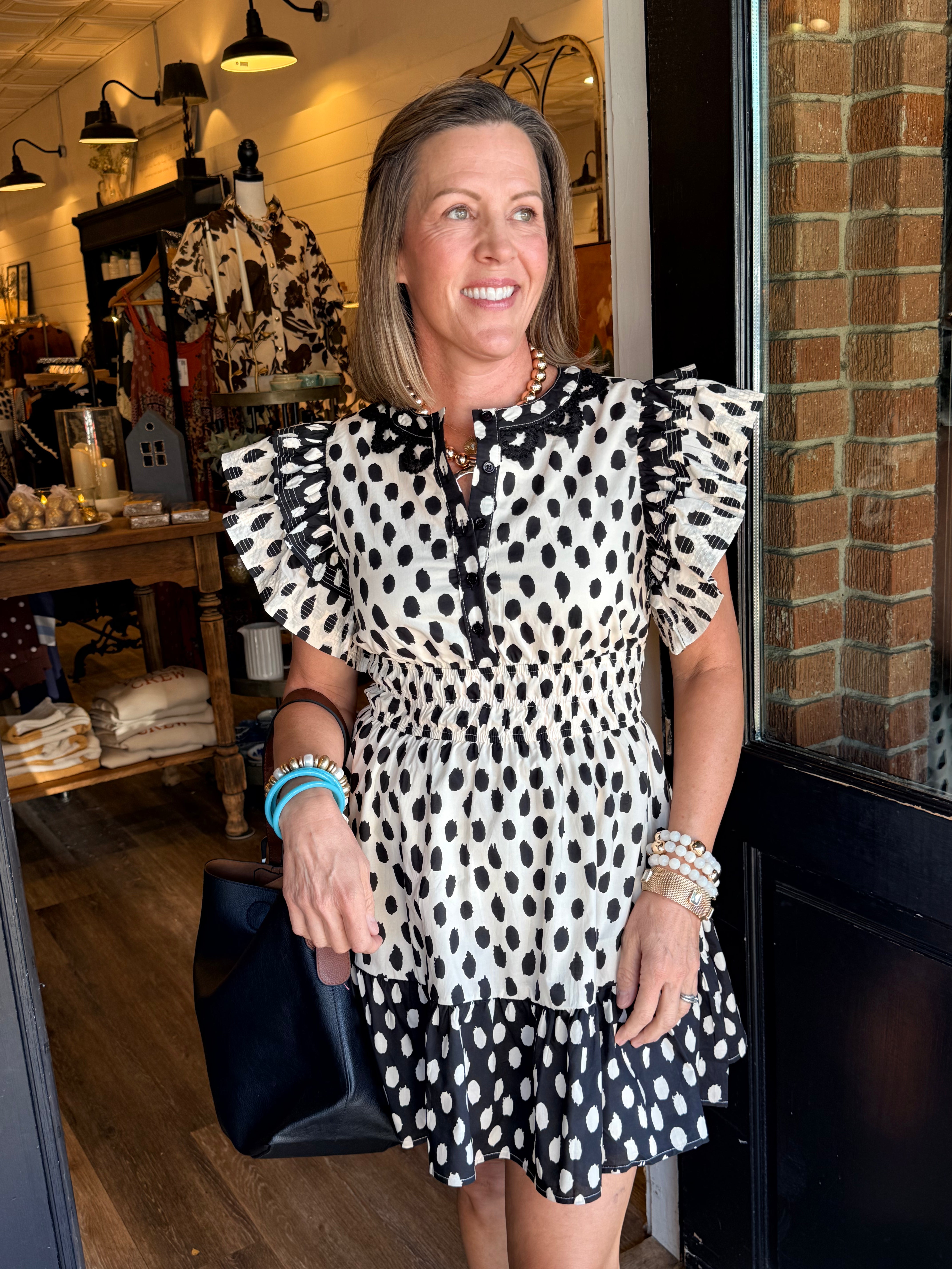 Marsha Color Block Mini Dress