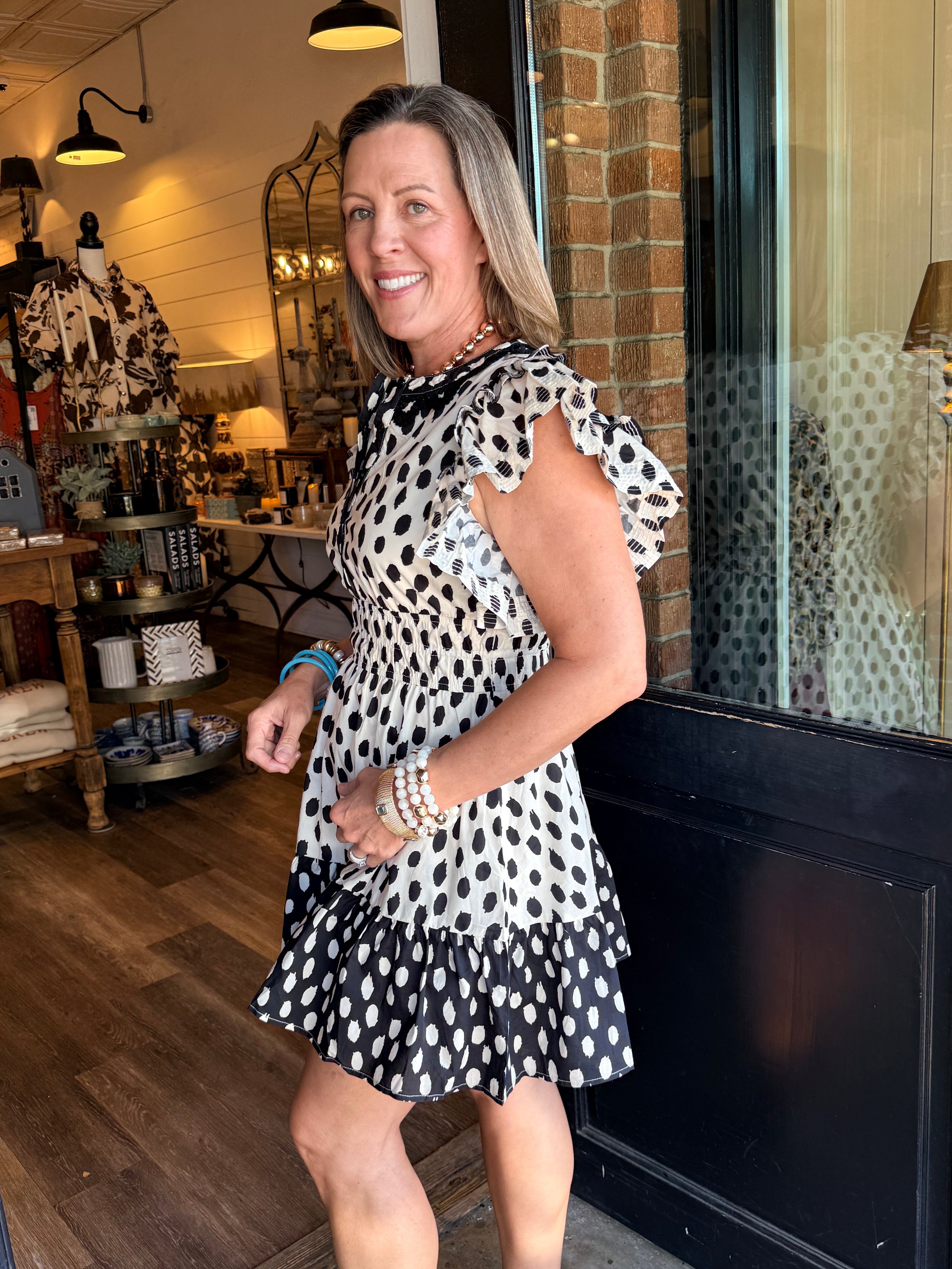 Marsha Color Block Mini Dress
