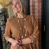 Hazel Suede Mini Dress