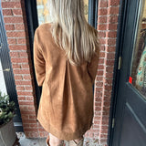 Hazel Suede Mini Dress