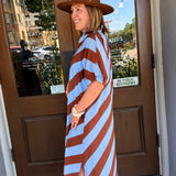 Belinda Diagonal Stripe Dress