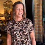 Jillian Tiger Print Dress