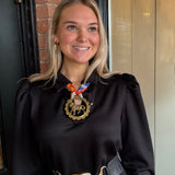 Milly Black Midi Dress