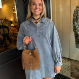 Jodi Denim Mini Dress