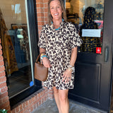 Freya Butterfly Print Mini Dress
