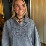 Jodi Denim Mini Dress