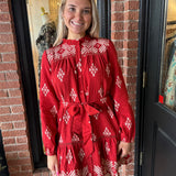 Shirley Abstract Mini Dress