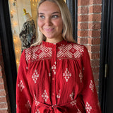 Shirley Abstract Mini Dress