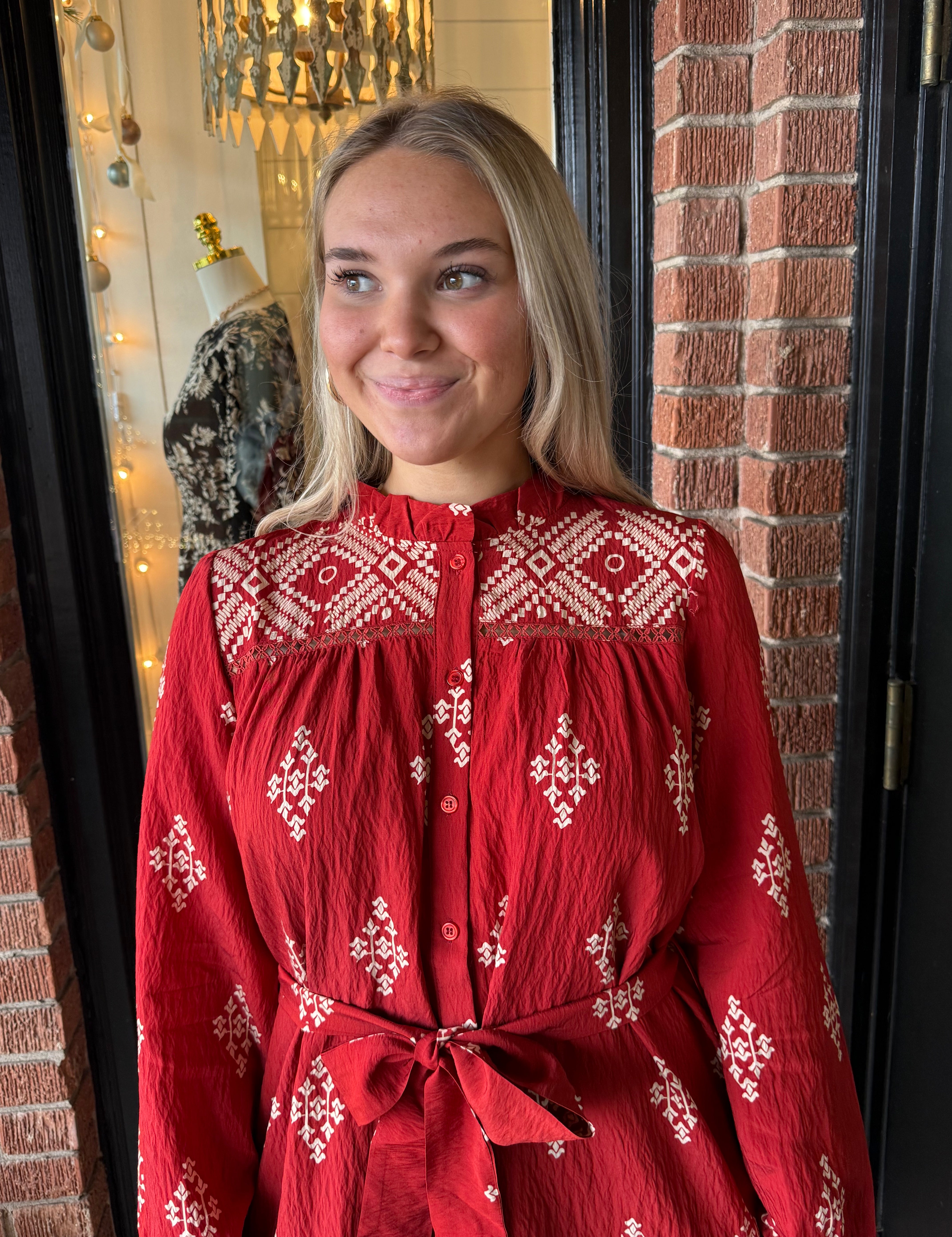 Shirley Abstract Mini Dress