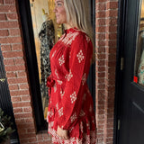 Shirley Abstract Mini Dress