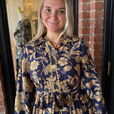 Randi Blue Midi Dress