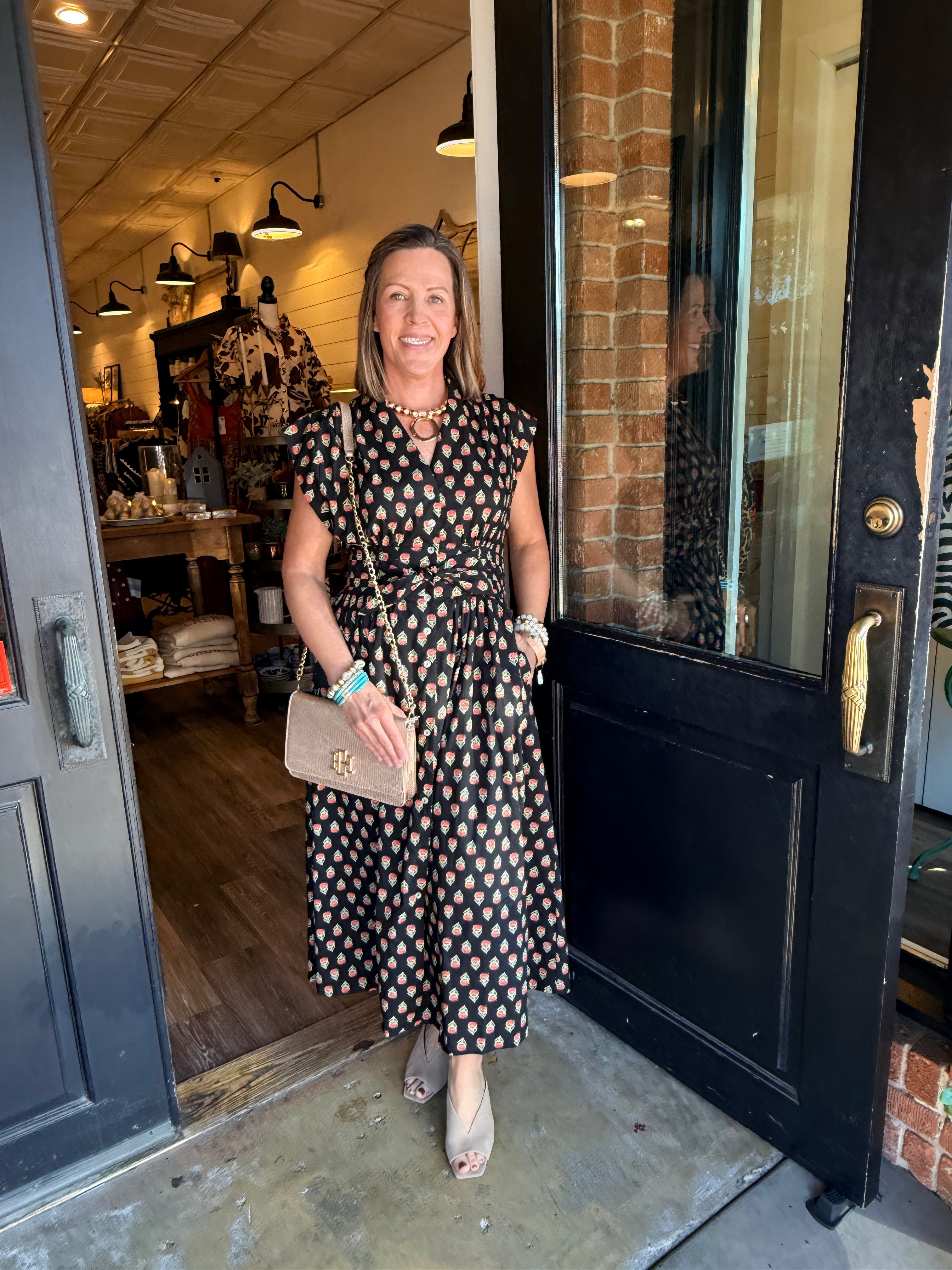Sawyer Print Midi Dress