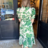 Willa Floral Belted Midi Dress
