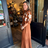 Merrill Embroidered Midi Dress