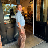 Harper Zebra Wide Leg Pants