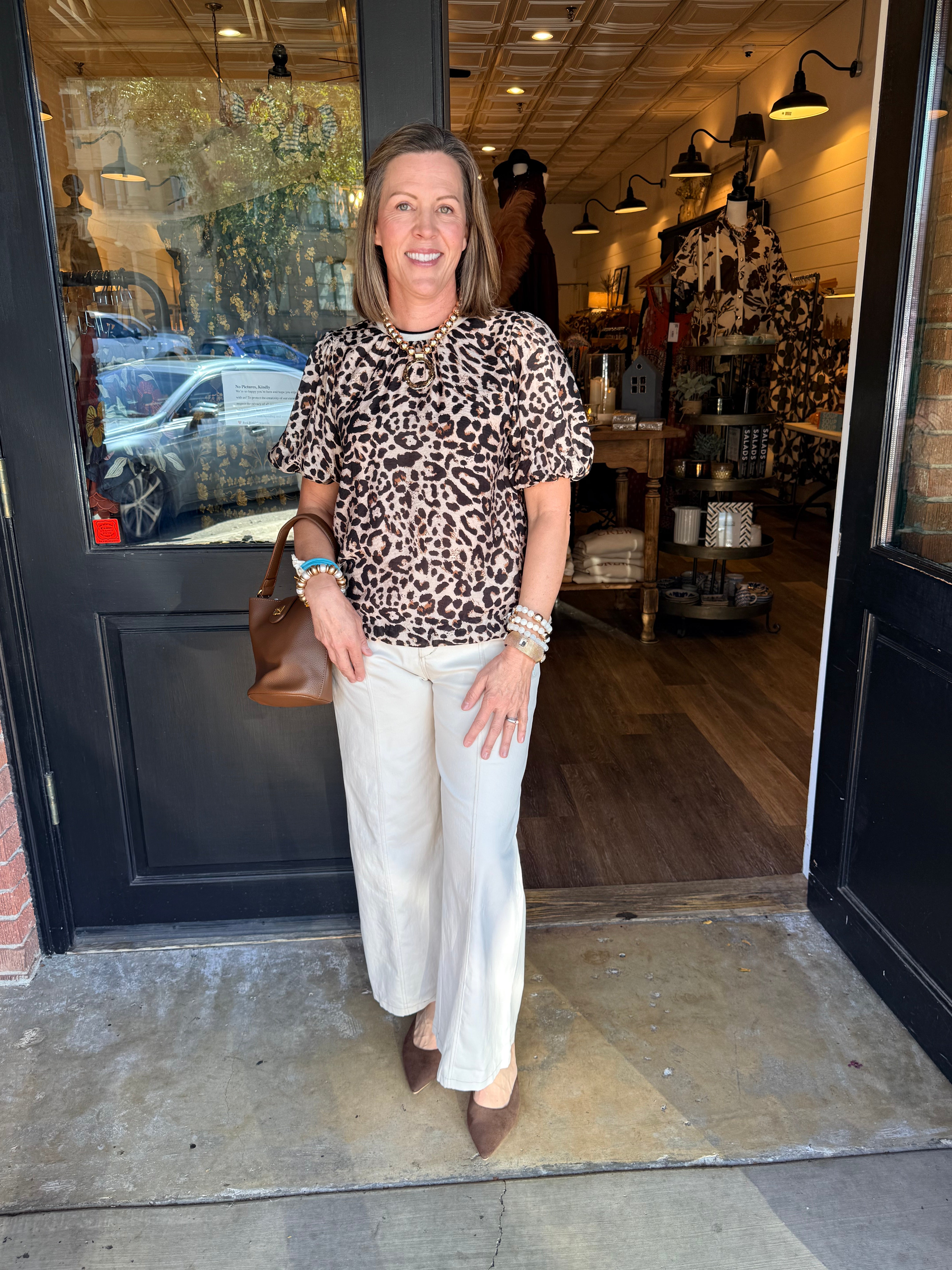 Jerry High Rise Stitch Pants