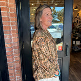 Ginger Abstract Blouse