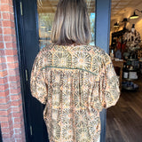 Ginger Abstract Blouse
