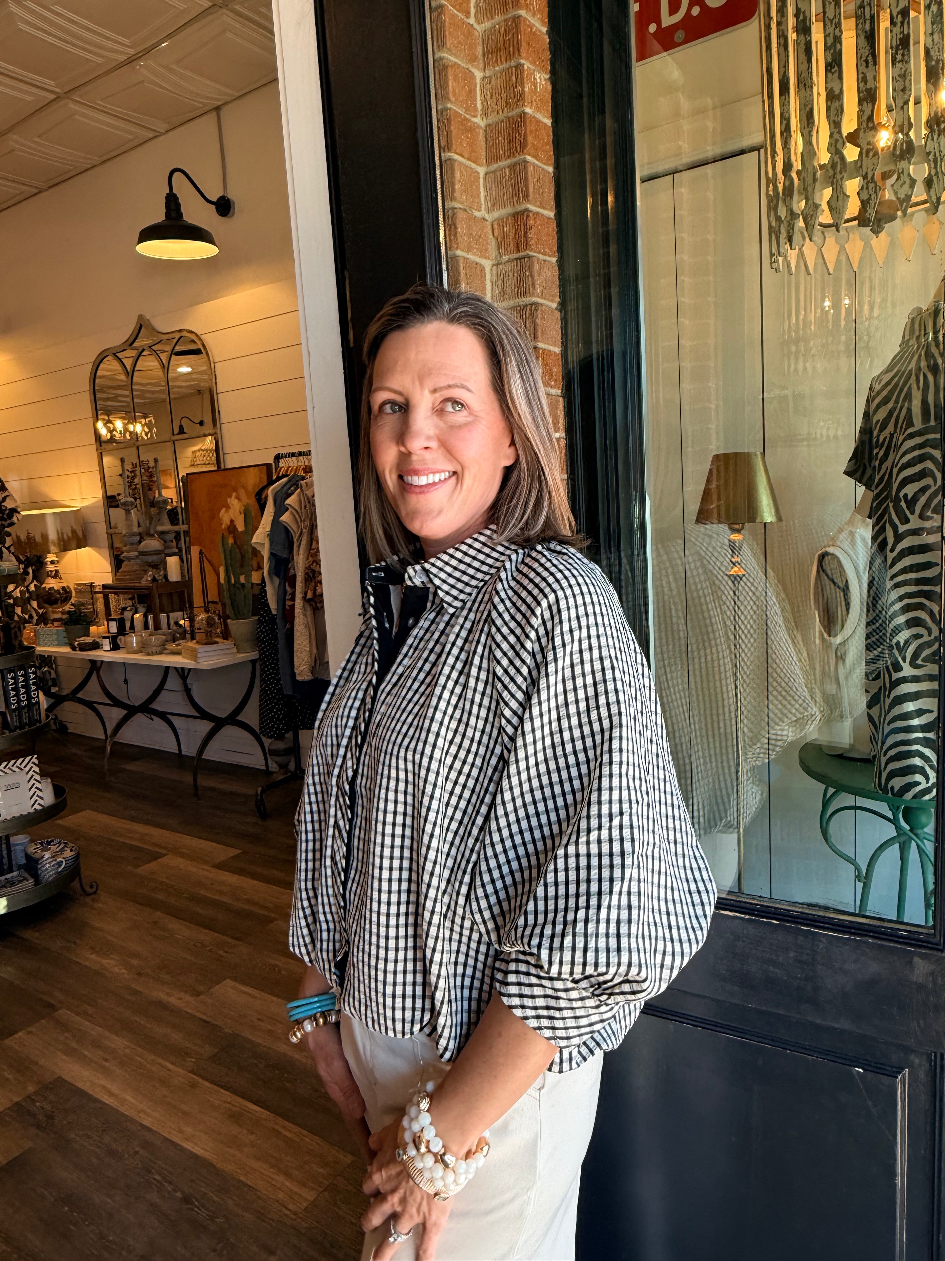 Edith Collared Button Down Shirt