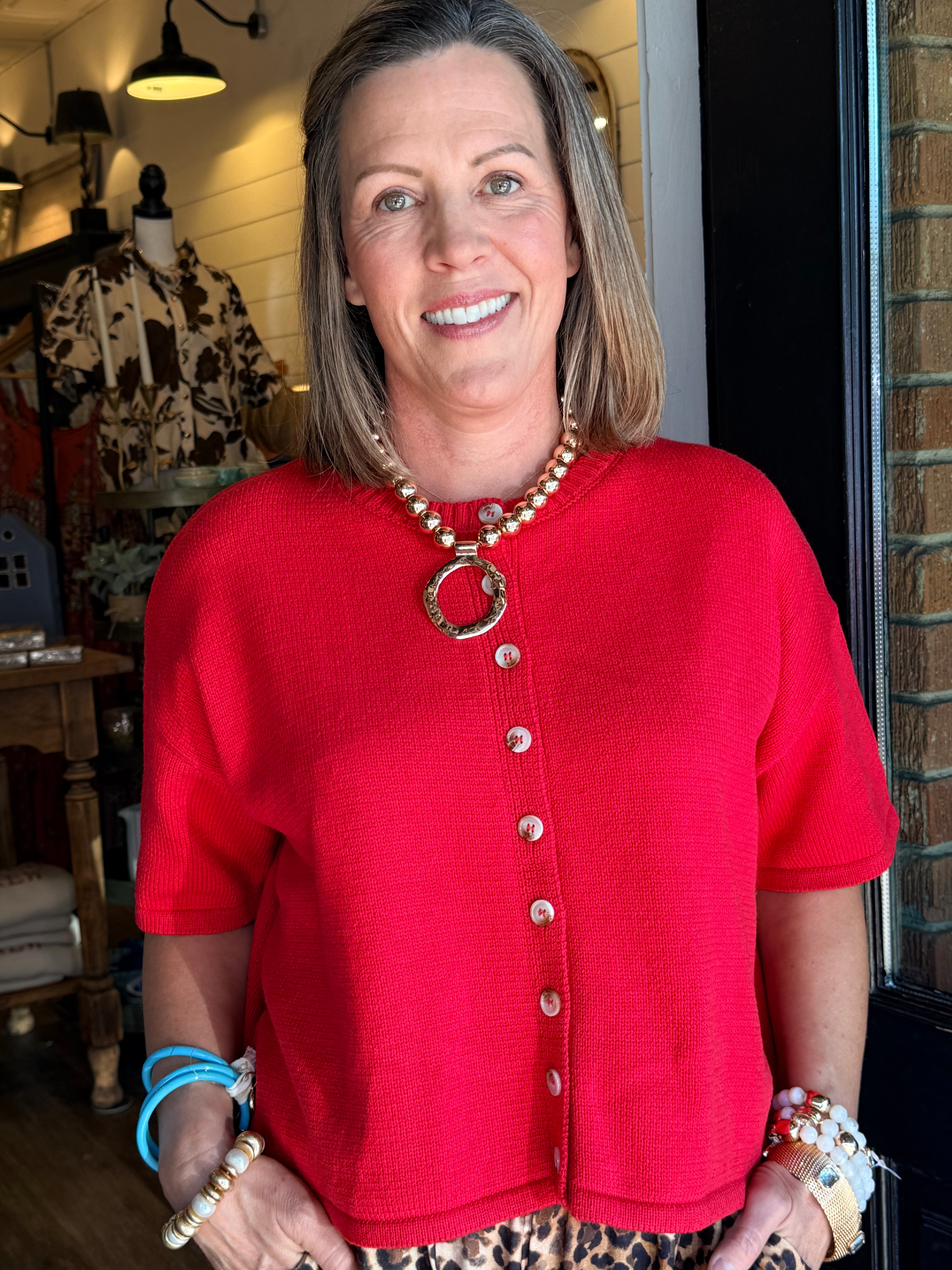 Bella Button Knit Cardigan