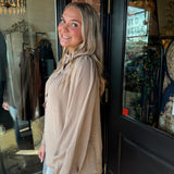 Nicky Taupe Blouse