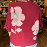 Suzie Burgundy Sweater