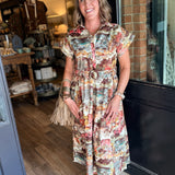 Crissy Garden Shirt Midi Dress