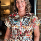 Crissy Garden Shirt Midi Dress