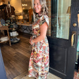 Crissy Garden Shirt Midi Dress