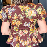 Stella Floral Peplum Top