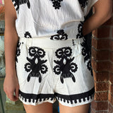 Blythe Border Style Poncho and Shorts