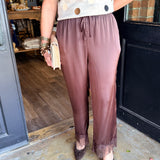 Shelly High Waist Satin Pants