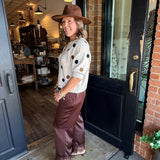 Shelly High Waist Satin Pants