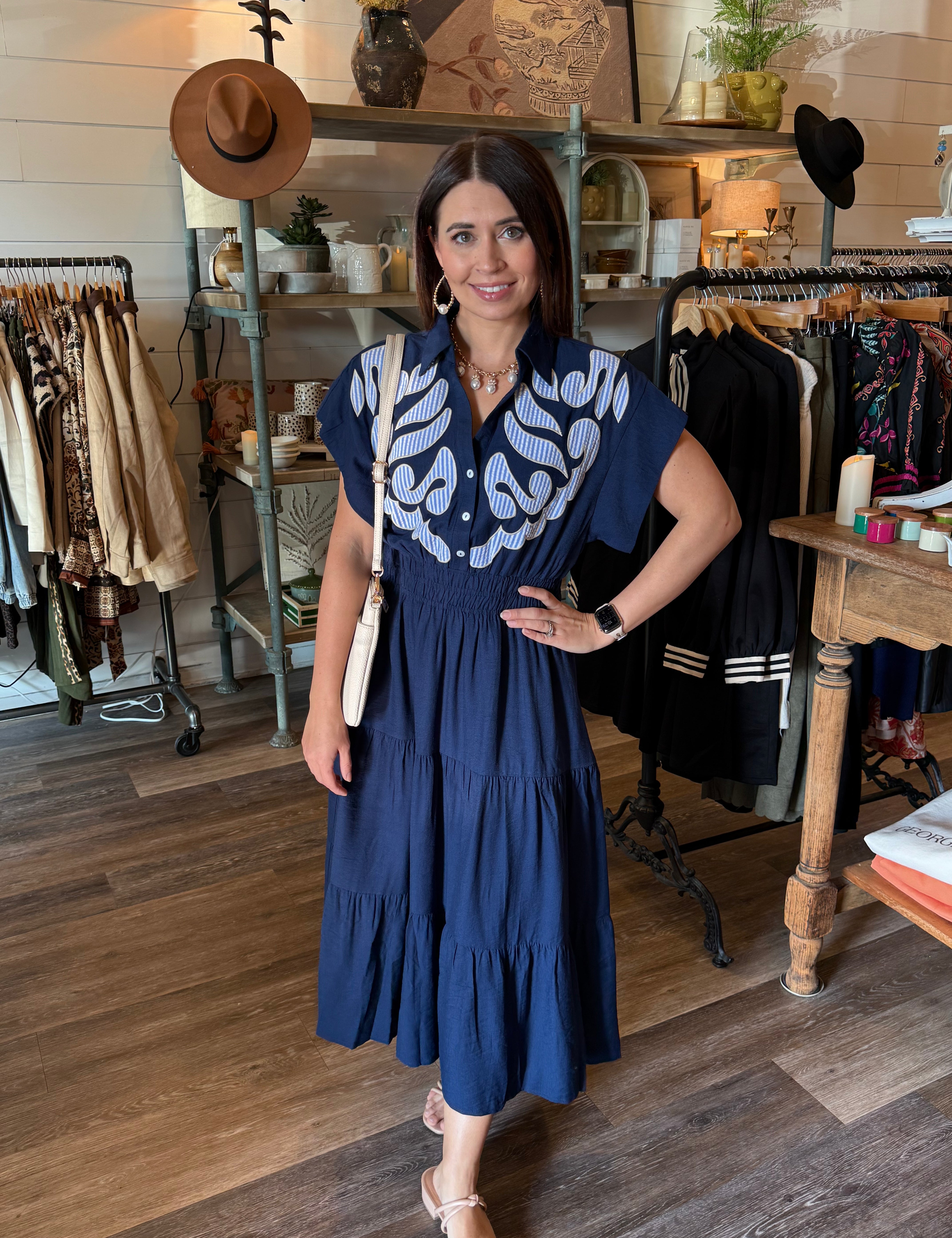 Ramona Tiered Midi Dress