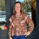 Harper Floral Print Top