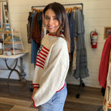 Liz American Flag Sweater