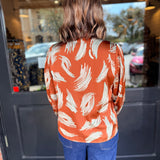 Josie Satin Pattern Top