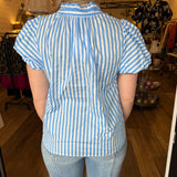 Harper Stripe Puff Sleeve Top