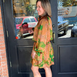 Carmen Marble Print Mini Dress