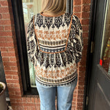 Kayden Multi Print Top