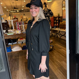 Jenna Black Zip Dress